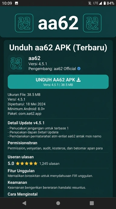 Panduan Lengkap Unduh dan Instal APK aa62 di Android