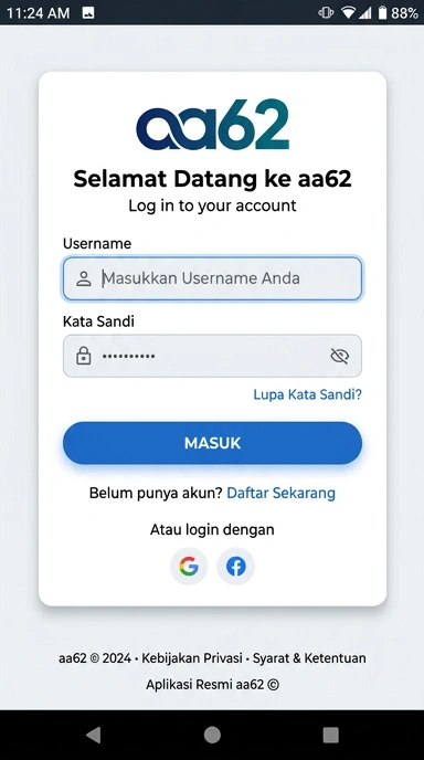 Masuk Akun aa62: Panduan Lengkap