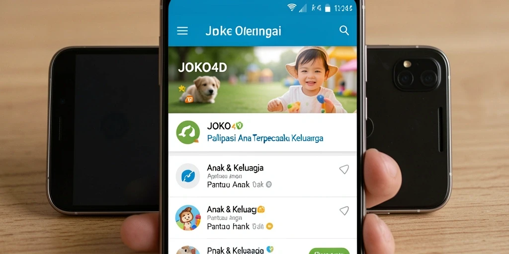 Antarmuka pengguna aplikasi Pantau Anak yang sederhana dan efektif.