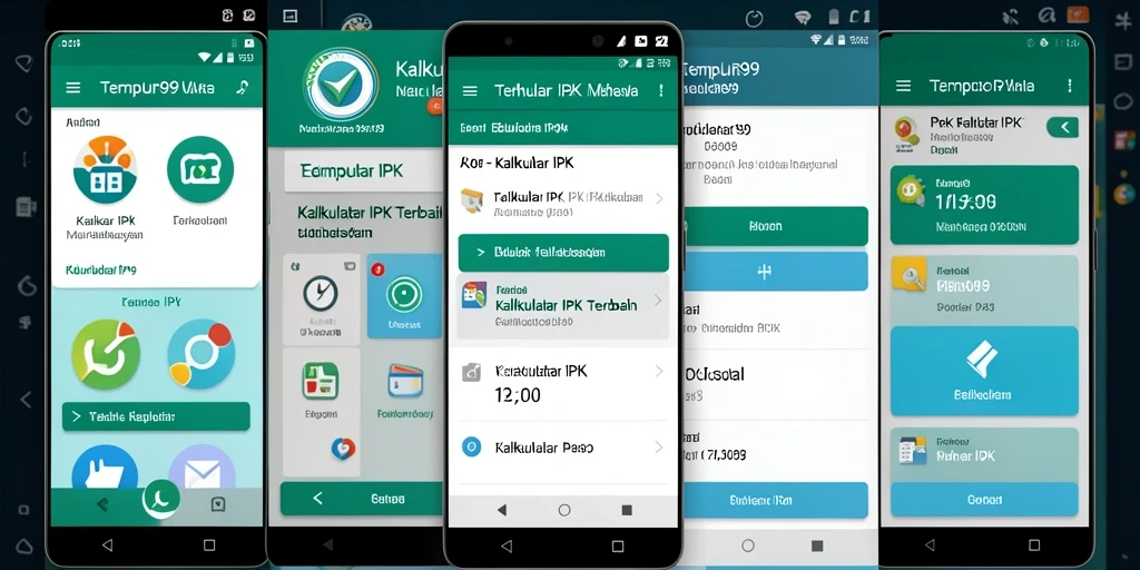 Antarmuka sederhana TEMPUR99 untuk menghitung IPK dengan cepat.